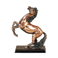 Mustang Copper Figurine - 8.5" W x 11" H